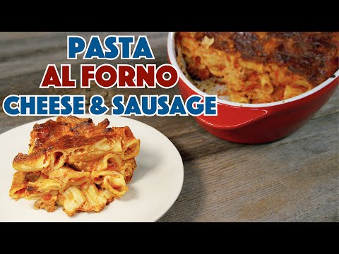 You'll Eat The Whole Pan! Baked Rigatoni With Sausage Recipe (PASTA AL FORNO) - Glen And Friends