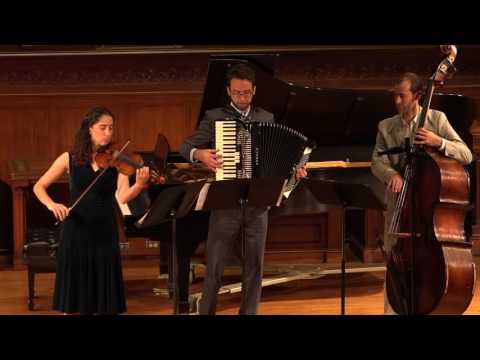 The Village Road Trio -  a leaf falls by Rob Reich