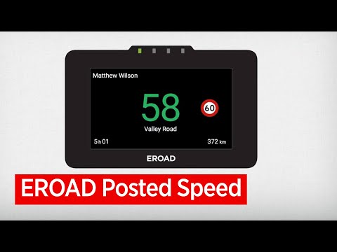 How EROAD Posted Speed works (New Zealand)
