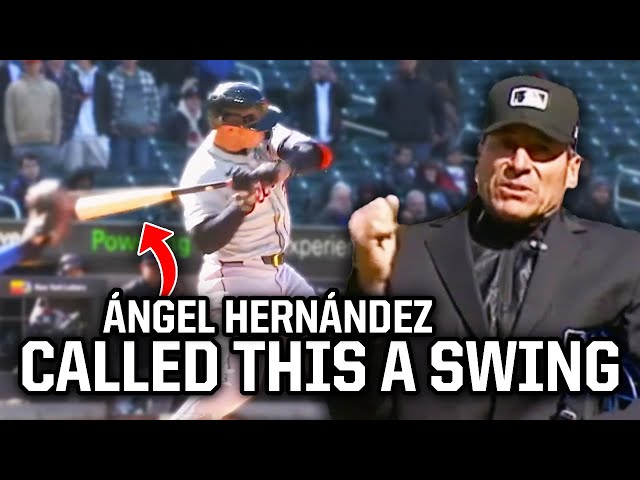 Angel Hernandez called this a swing, a breakdown