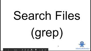 Search files grep command