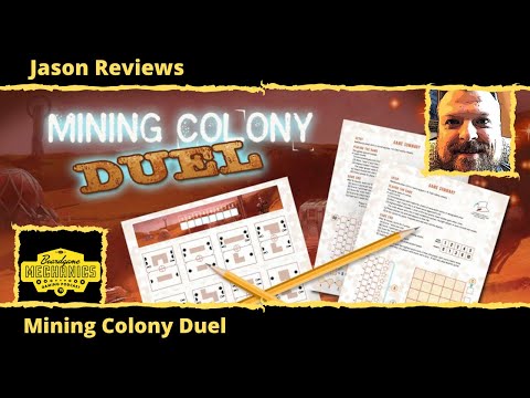 Jason's Board Game Diagnostics of Mining Colony Duel