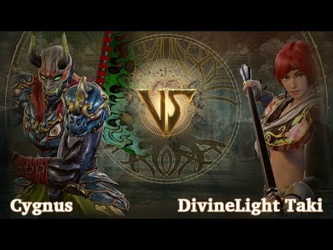 Cygnus (Yoshimitsu) vs. DivineLight Taki (Seong Mi-na/Astaroth)