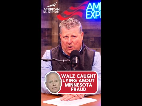 Tim Walz caught LYING about Minnesota's Fraud!