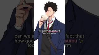 Download lagu Can we talk about how good Kuroo Tetsurou looks #anime #haikyuu #kurootetsurou mp3 Download lagu Can we talk about how good Kuroo Tetsurou looks #anime #haikyuu #kurootetsurou mp3