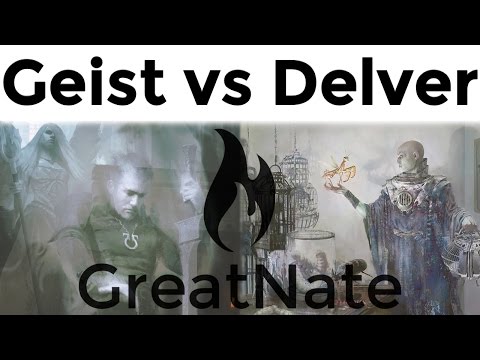 4/6/15: Jeskai (UWR) Geist vs Grixis Delver - Round 1 - Modern MTG