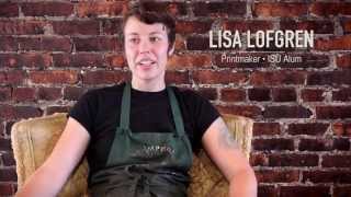 Interview with MFA Printmaking Alum Lisa Lofgren video
