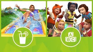 The Sims 4: Zwiastun Zabawa na podwórku Akcesoria i Małe dzieci Akcesoria dla Xbox One i PS4