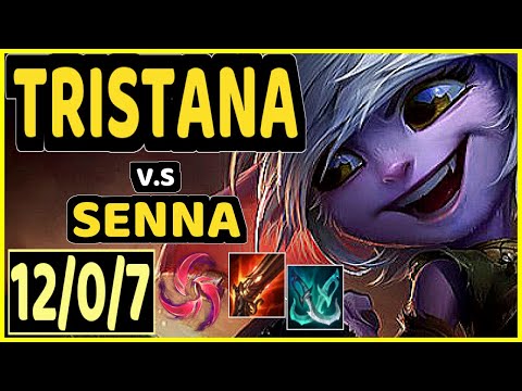 YUUKI60 (TRISTANA) vs SENNA - 12/0/7 KDA BOTTOM ADC GAMEPLAY - EUW Ranked DIAMOND