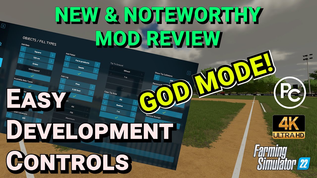 Easy Development Controls | Mod Review | Farming Simulator 22