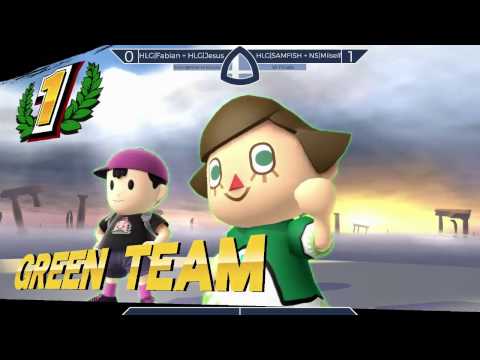 Sm4sh@Mines 44 - HLG|Fabian + HLG|Jesus Vs. HLG|SAMFISH + NS|Miiself - Doubles Winners Finals