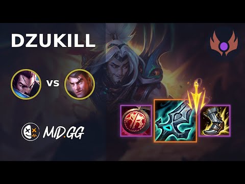 MID.GG: [ Dzukill ] Yasuo TOP vs Jayce | EUW MASTER | LOL Season 2025