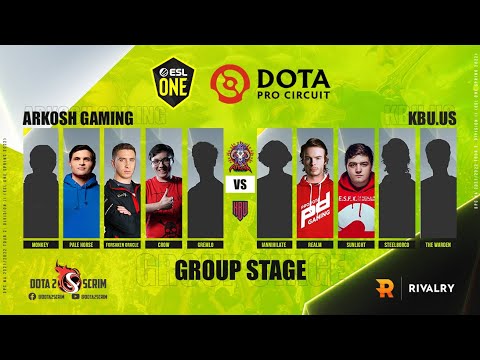 Arkosh Gaming vs KBU.US - DPC NA 2021/22 Tour 2: Division II - Group Stage - B03