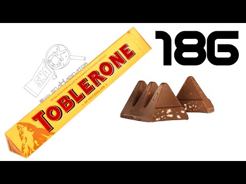 Toblerone Swiss Chocolate Bar with Honey & Almond Nougat (100g) 🍯 🍫 🇨🇭 [Judgment Day: 0186]