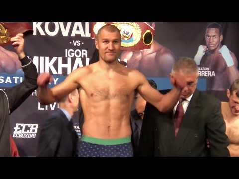 Sergey Kovalev vs. Igor Mikhalkin WEIGH IN