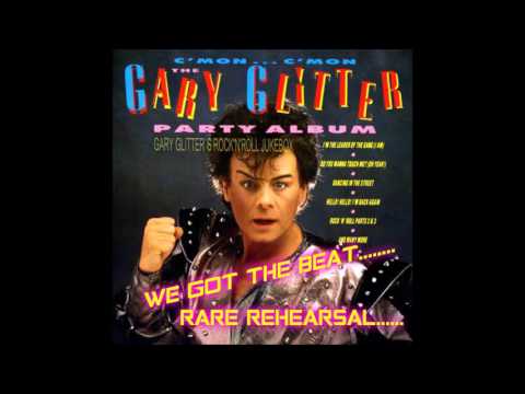 Gary Glitter - We Got The Beat : Rare Live Rehearsal