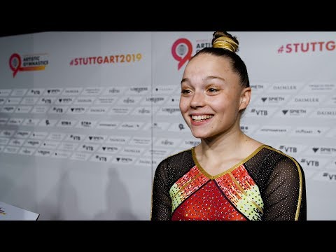 Jade Vansteenkiste (BEL) Interview - Qualifications - 2019 Worlds Stuttgart