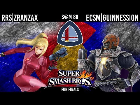 Sm4sh@Mines 80 - Zranzax (Zero Suit Samus) Vs. eCSM|GuinnessION (Ganondorf) - Fun Finals
