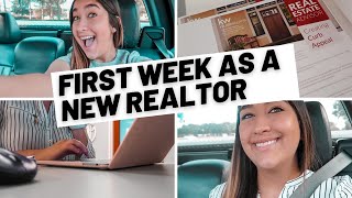 *real* First Week As A New Real Estate Agent | Day In The Life of a Realtor
