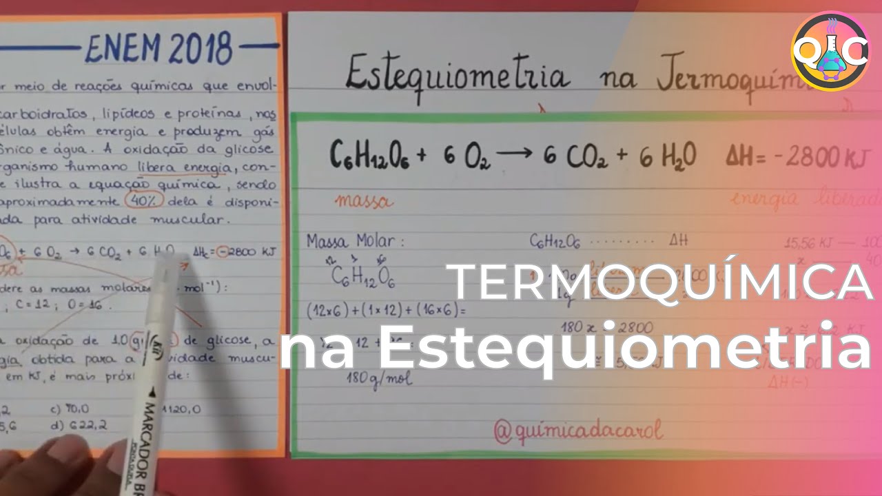 CÁLCULO ESTEQUIOMÉTRICO COM TERMOQUÍMICA
