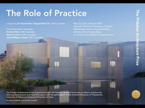 Sir David Alan  Chipperfield Lecture - Pritzker prize 2023 laureate & panel discussion