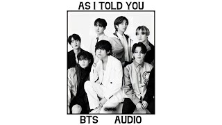 Cover art for As I told u so BTS cover