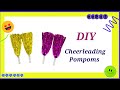 How To Make Cheer Leading Pom Poms DIY Cheerleading Pom Poms