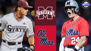 #22 Mississippi State vs Ole Miss Highlights (INCREDIBLE!) | 2024 College Baseball Highlights