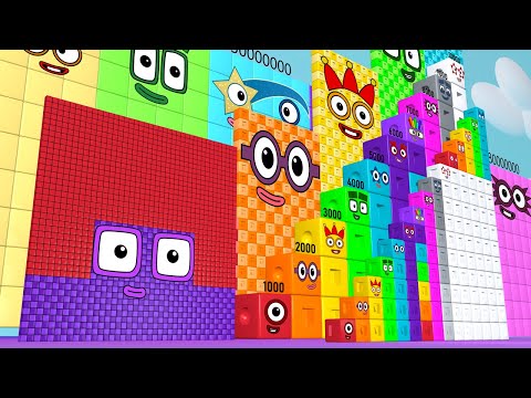 Numberblocks Puzzle 1600 100,000 120,000,000 | Fun Counting Number for Kids