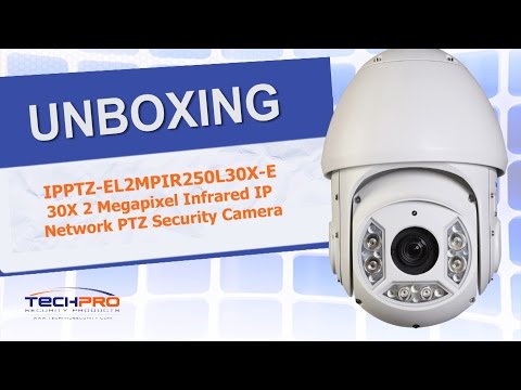 Unboxing - IPPTZ-EL2MPIR250L30X-E - 30X 2 Megapixel Infrared IP Network PTZ Security Camera