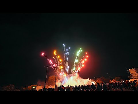 Laternenumzug Stadtzentrum Schenefeld - Feuerwerk - 26.10.2018 【4K】