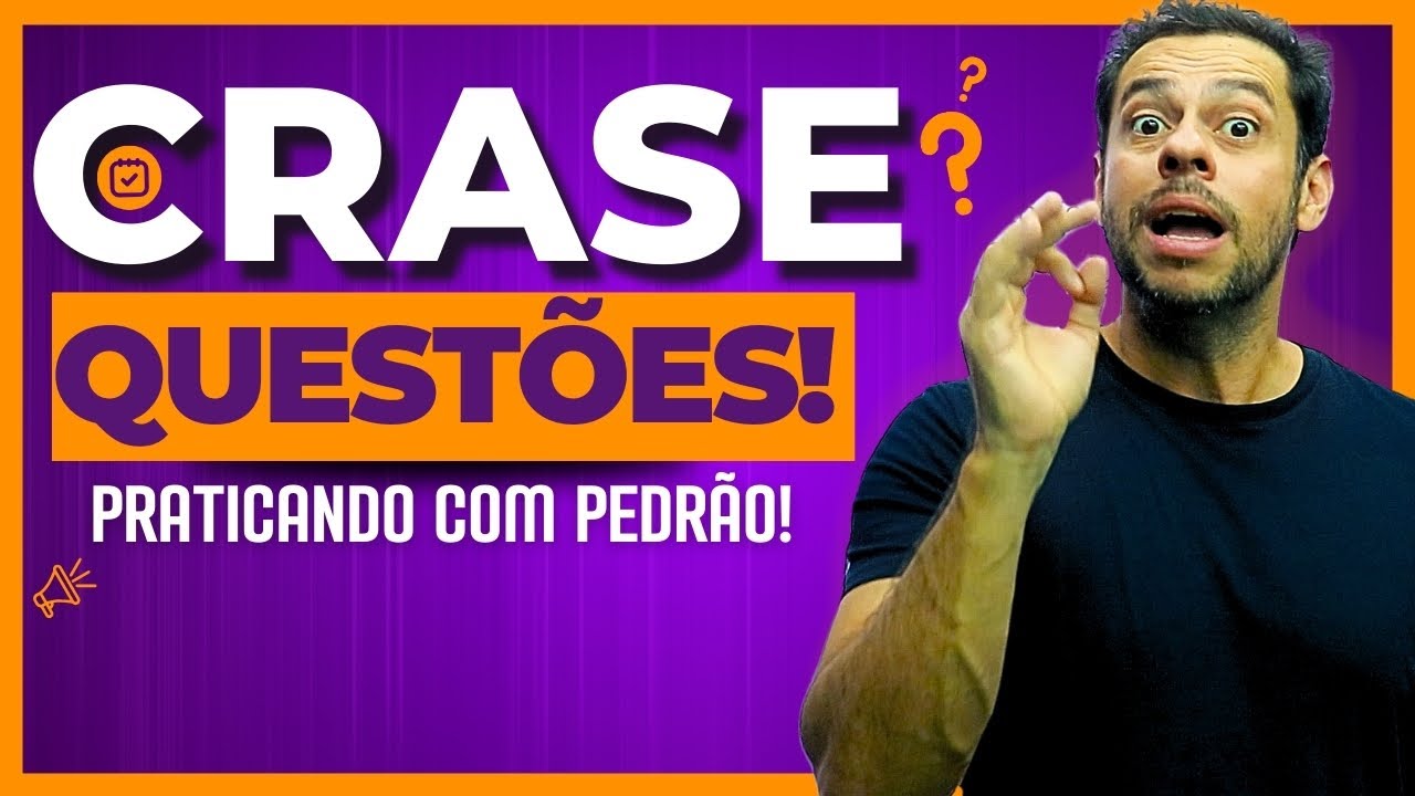 ❌✅CRASE: Maratona de questões com Pedrão!