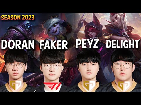 Doran, Faker, Peyz, Delight in the SAME TEAM - Patch 13.18 KR Ranked