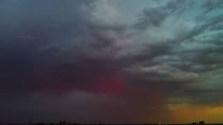 Drone footage Thunderstorms 🌩️