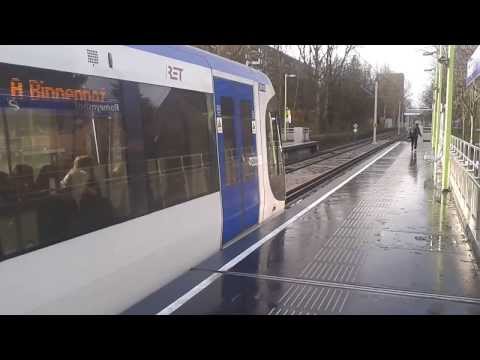 RET Metro 1*Type RSG3 op Romeynshof richting Binnenhof (metrolijn A)