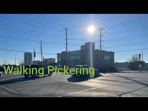 Walking Kingston Road in Pickering, ON