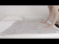 ECOSAPIENS, Šildanti antklodė EcoSapiens Linen šildomas antklodė, elektrinė paklodė, 3 šildymo režimai, valdiklis