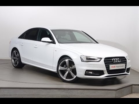 FG64BNZ AUDI A4 TDI S LINE BLACK EDITION START/STOP WHITE 2014, Nottingham Audi