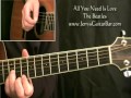 How To Play The Beatles All You Need Is Love ...