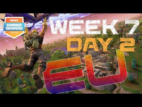FORTNITE Summer Skirmish Week 7 Day 2 Group 1 ( EU ) Full Recap and Highlights
