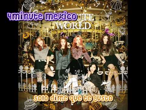 [SUB-ESP] 4Minute - Come In (GaYoon HyunA)