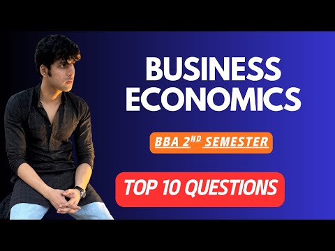 Business Economics for BBA 2nd Semester CCS University