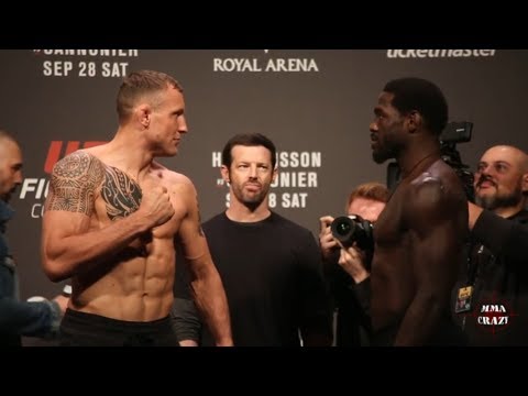 UFC Fight Night Copenhagen: Jack Hermansson vs. Jared Cannonier weigh in face off