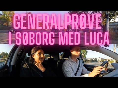 Generalprøve i Søborg med Luca - Køreprøve rute