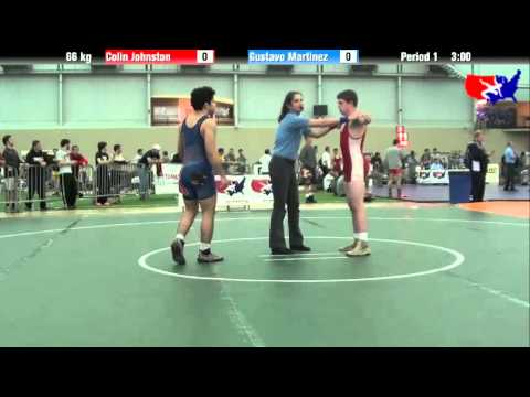 Colin Johnston vs. Gustavo Martinez at 2013 ASICS University Nationals - FS