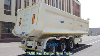 Semi-remorque benne Tank 2026 Years Brand New 3 Axles 40 Tons Tipper Trailer For Sale neuf | Image 4 - Autoline