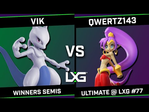 Vik (Mewtwo) vs qwertz143 (Mii Gunner) - Smash Ultimate @ LXG 77