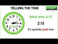 5. Sınıf  İngilizce Dersi  Telling the time A simple ESL video about telling the time in English. We have a clock which shows a time and we ask the question &quot;What is the ... konu anlatım videosunu izle