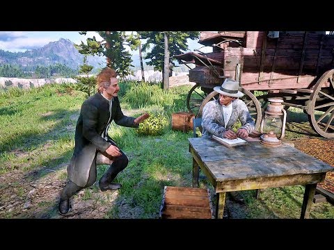 Reverend Swanson gets Caught Stealing Money  / Hidden Dialogue / Red Dead Redemption 2