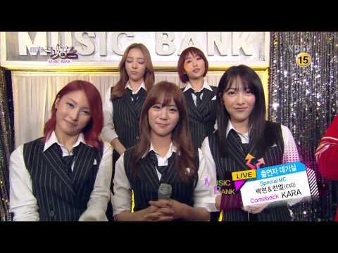 130906 Music Bank KARA Back Stage